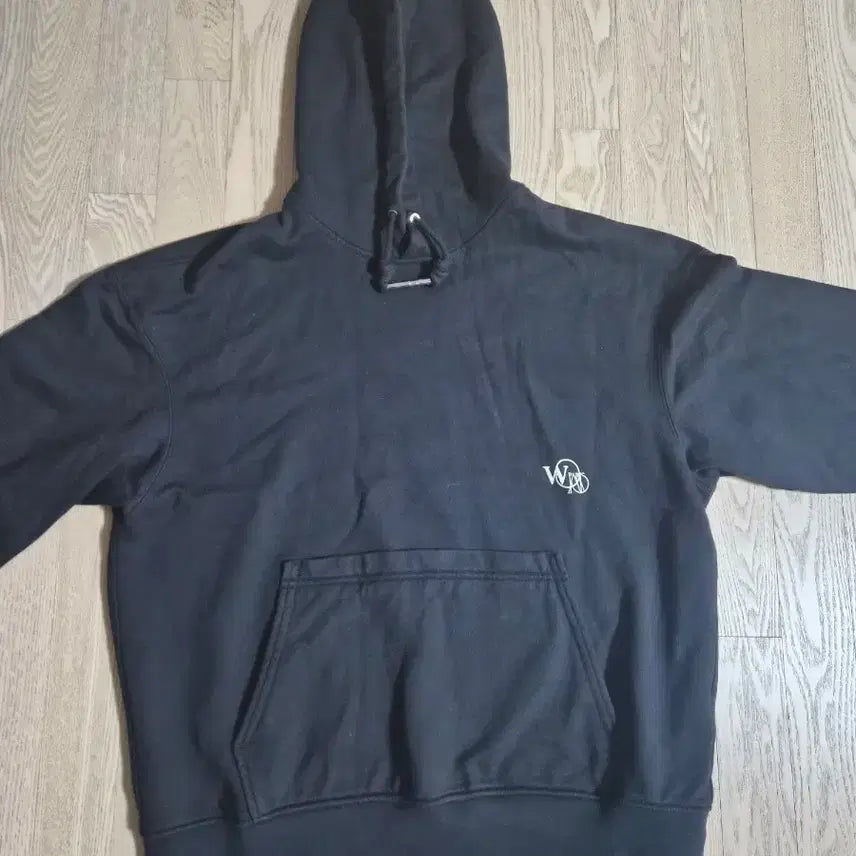[BUNJANG] Wooyoungmi Black Logo Hoodie / 우영미 블랙 후드 티