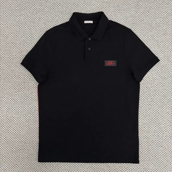 [BUNJANG] Moncler Wappen Patch Polo T-Shirt M Black / [M]몽클레어 와펜패치 pk 카라티