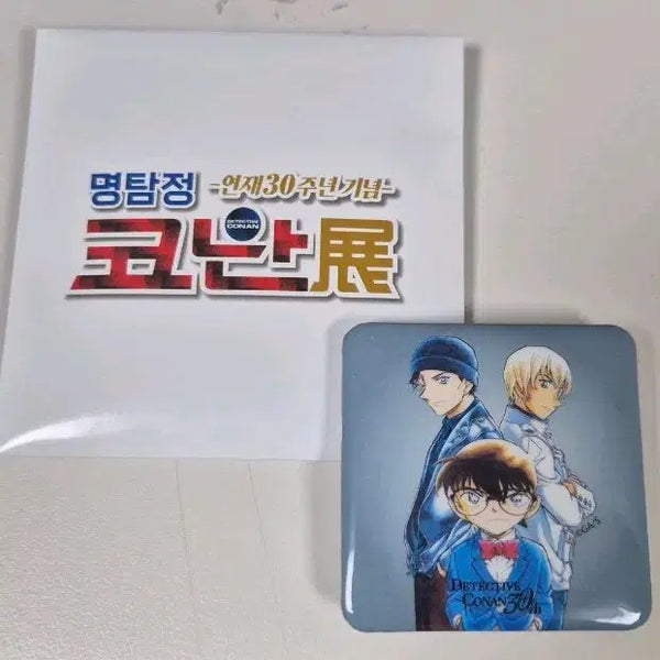 [BUNJANG] Detective Conan 30th Anniversary Exhibition Can Badge / 명탐정코난 30주년 전시회 캔뱃지