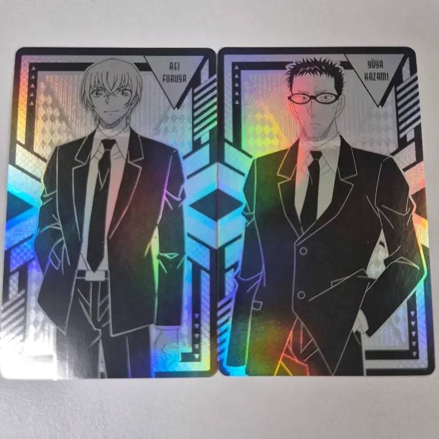 [BUNJANG] Detective Conan Hologram Photocard Set (Azusa, Amuro, Bourbon) / 명탐정코난 홀로그램 포토카드 (안기준, 아무로, 버본)