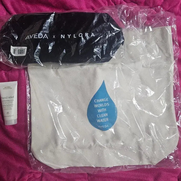 [BUNJANG] Aveda 3-Piece Set (Eco Bag, Pouch, Hand Cream) / 아베다 3종세트