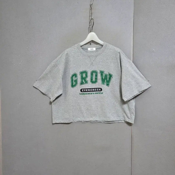 [BUNJANG] Tomboy Grey T-Shirt / 톰보이 그레이 티셔츠 FF   n5807