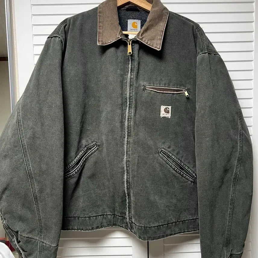 [BUNJANG] Carhartt Detroit J97 MOS Moss Green Jacket / [XL] 칼하트 디트로이트 J97 MOS 모스 그린