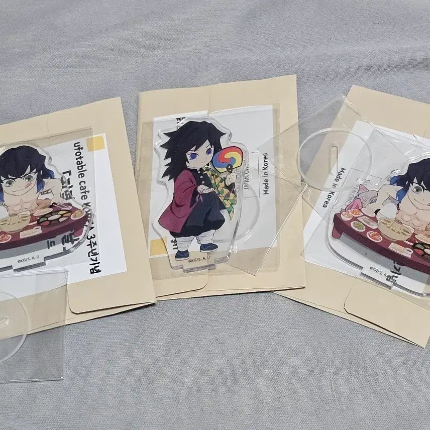 [BUNJANG] Ufotable Demon Slayer 3rd Anniversary Acrylic Standee - Giyu & Inosuke / 귀멸의칼날 귀칼 유포테이블 3주년 아크릴 기유 이노스케