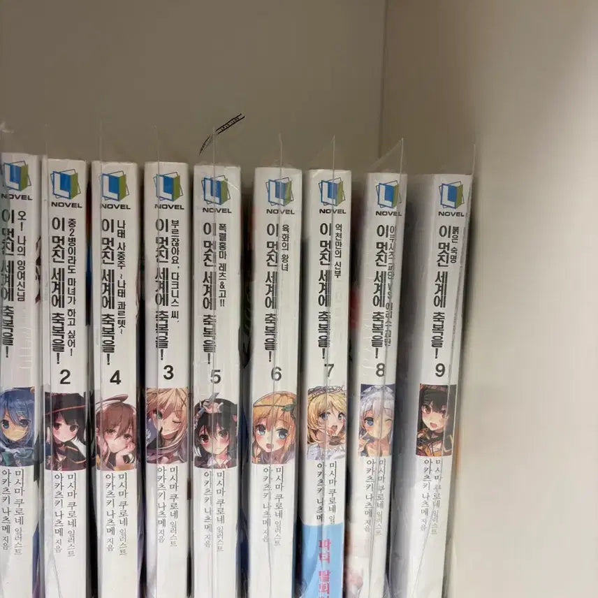 [BUNJANG] KonoSuba Light Novel Volume 1-9 / 이 멋진세계에 축복을 라노벨 소설 1~9