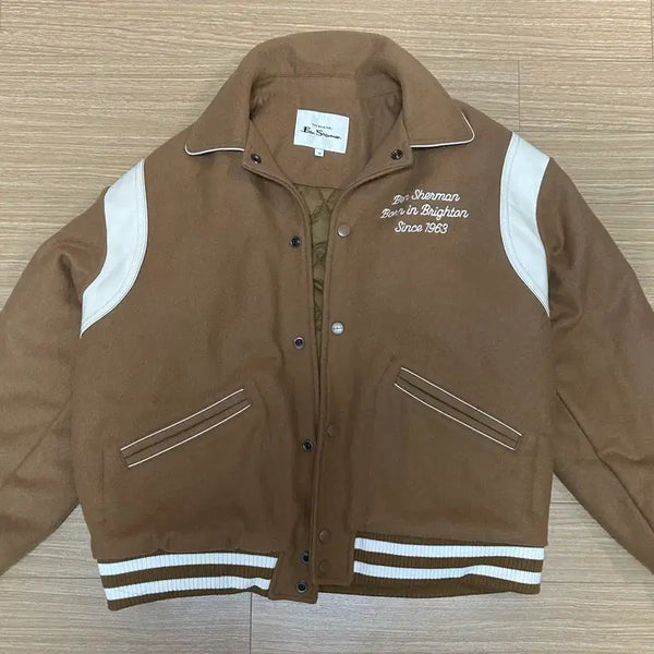 [BUNJANG] Ben Sherman Uni Wool Varsity Jumper Size 90 / 벤셔먼 유니 울바시티 점퍼 90사이즈
