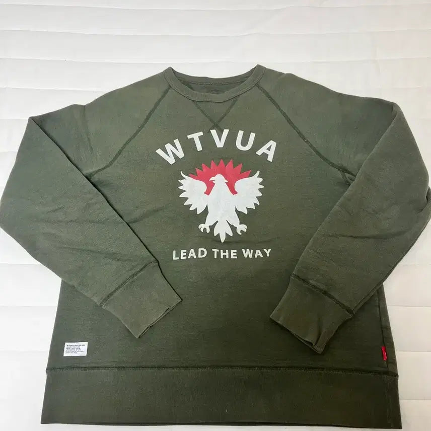 [BUNJANG] WTAPS Sweatshirt Khaki Size 4 / [세일]더블탭스 스웻셔츠 카키 4사이즈