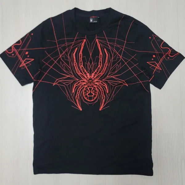 [BUNJANG] Spider Unisex Big Logo Web T-Shirt / (100)스파이더 유니섹스 빅로고 웹 반팔티셔츠 판매합니다