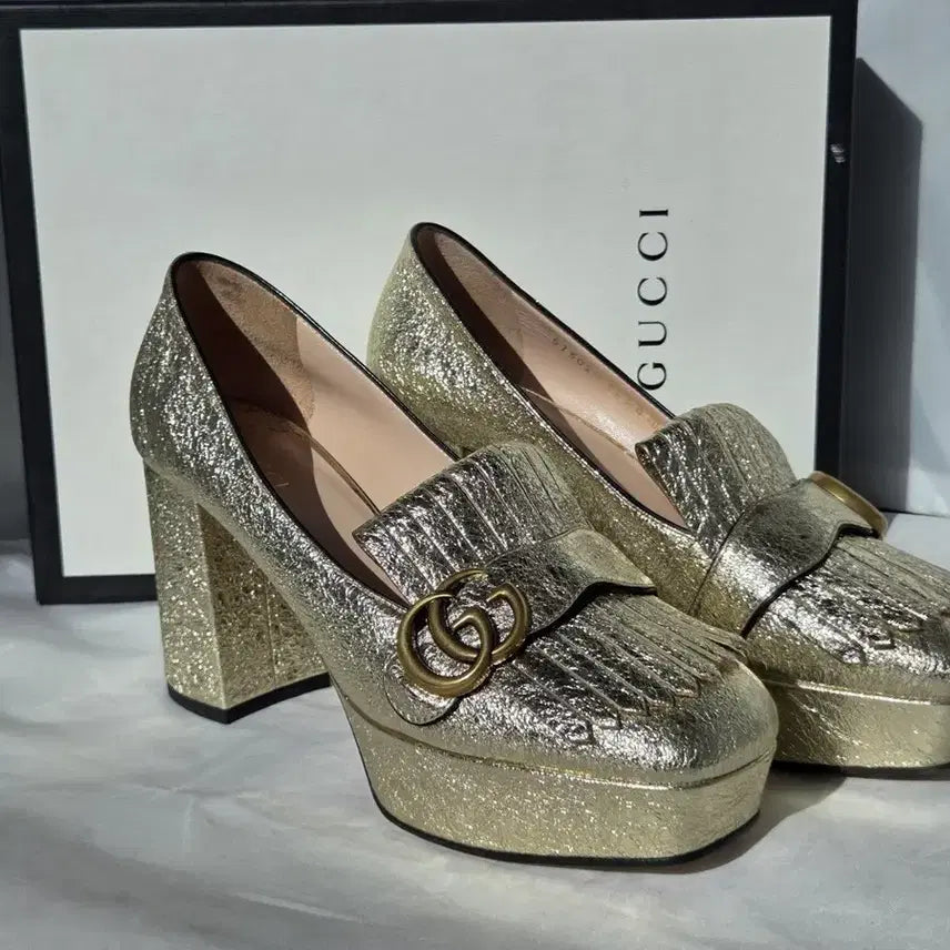 [BUNJANG] Gucci GG Marmont Pumps Heels Mules / 정품 구찌 GG 로고 마몬트 펌프스 힐 구찌 슬리퍼 뮬