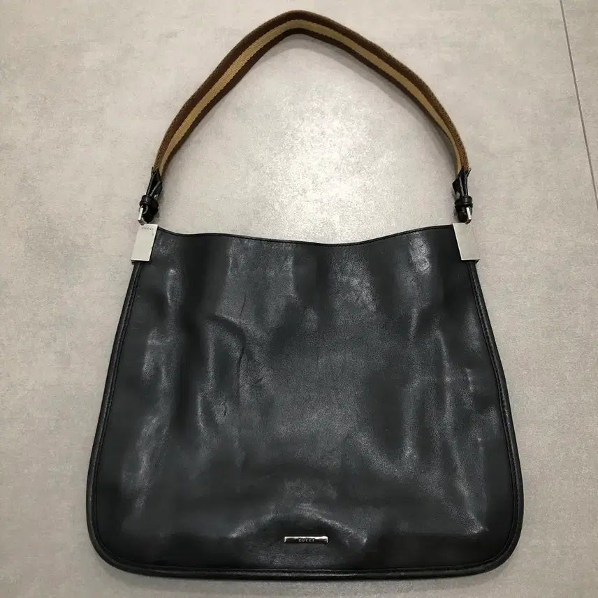 [BUNJANG] Gucci Leather Shoulder Tote Bag / 구찌 레더 가죽 숄더백 토트백