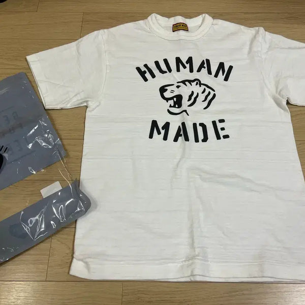 [BUNJANG] Human Made Graphic T-Shirt White Size S / 휴먼메이드 반팔 티셔츠 S