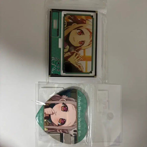 [BUNJANG] Toilet-Bound Hanako-kun Nene Acrylic Stand + Can Badge Bundle / 지박소년 하나코군 네네 아크릴 스탠드 + 캔뱃지