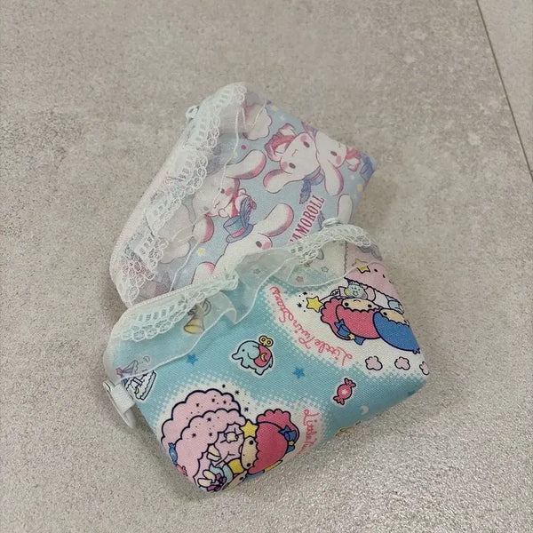 [BUNJANG] Lace Keyring Mini Pouch / 레이스 키링 미니 파우치