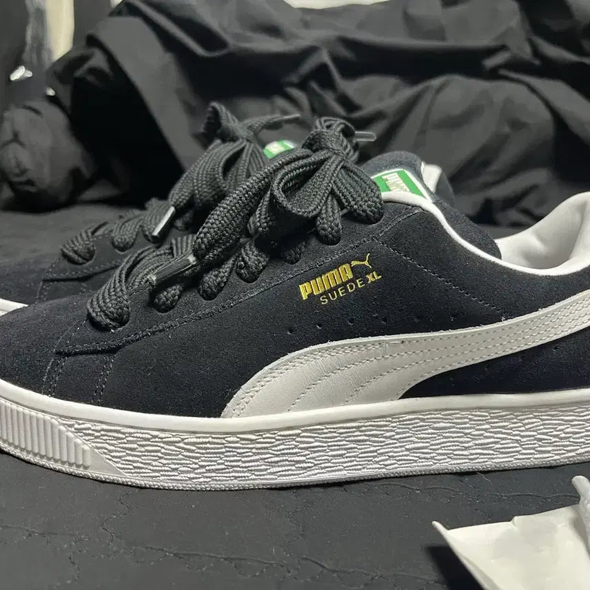 [BUNJANG] Puma Suede XL Black Sneakers 290 / 푸마 스웨이드 XL 블랙 290 팝니다