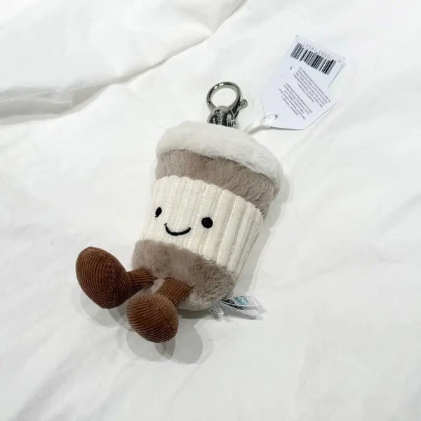 [BUNJANG] Jellycat Coffee To Go Keychain New / 젤리캣 커피투고 키링 새상품