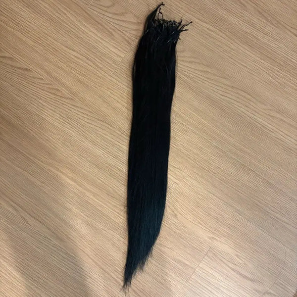 [BUNJANG] 20-inch Hair Extensions 85 Strands Black / 붙임머리 피스 20인치 85가닥 블랙