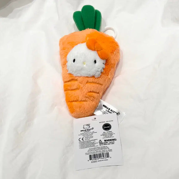 [BUNJANG] Sanrio Hello Kitty Carrot Mascot Keyring / 산리오 헬로키티 당근 마스코트 키링 새상품