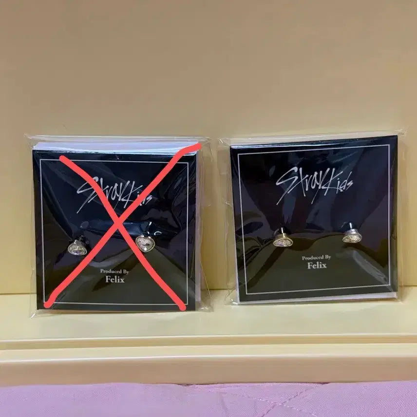 [BUNJANG] Stray Kids Felix Earrings (Felix Produced) / 스트레이키즈 EARRINGS(Produced by FELIX) 필릭스