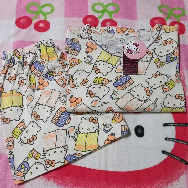 [BUNJANG] Hello Kitty Summer Short Set (New) / 키티 S/S 여름 상하세트 [새상품]