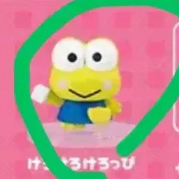 [BUNJANG] Sanrio Keroppi Cleaning Figure / 산리오 힘내 청소 케로피 피규어