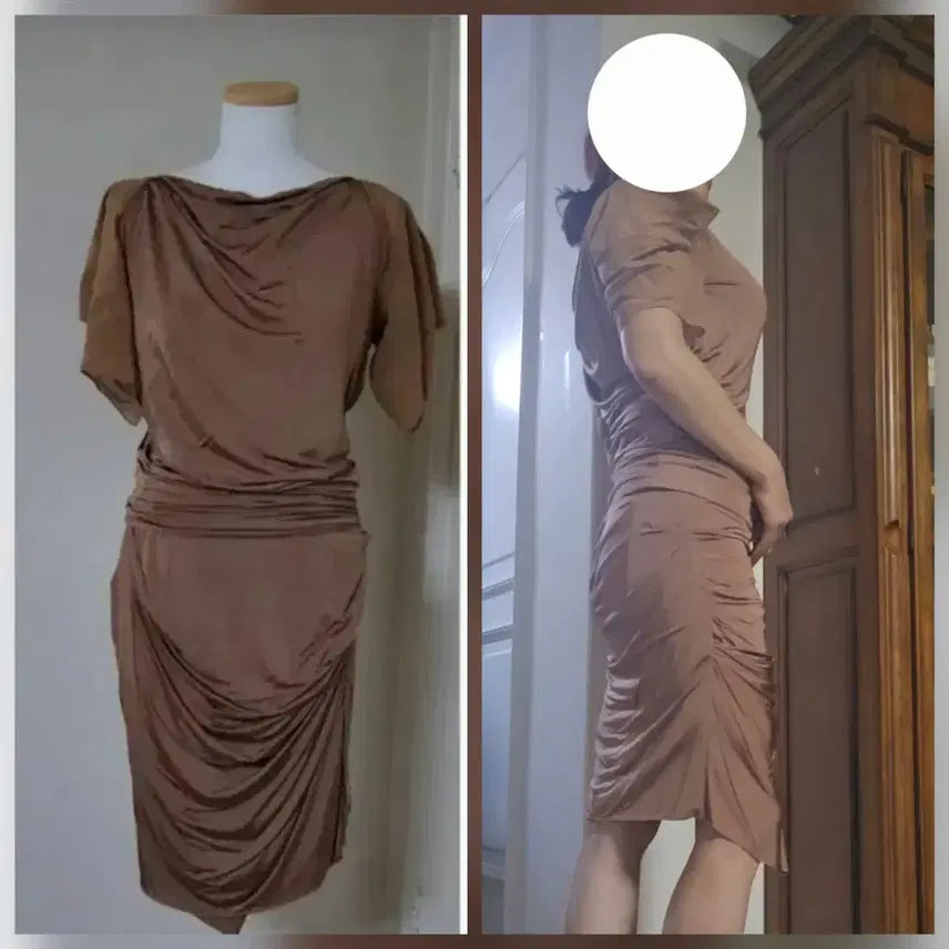 [BUNJANG] Set-up Banding Skirt & Drape Top / 새상품/오브제/저지탑. 밴딩스커트.쎗업[착샷O]