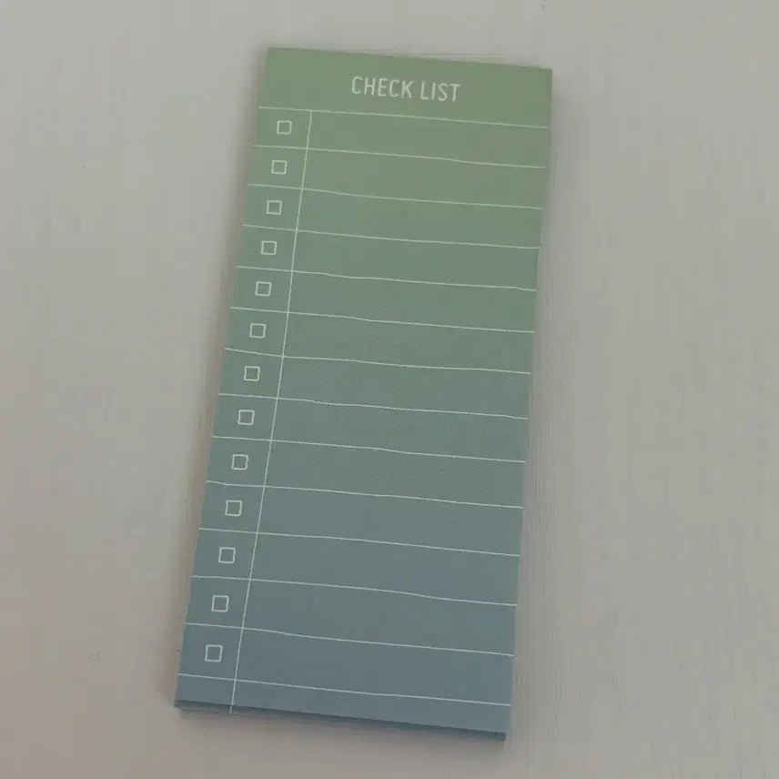 [BUNJANG] Gradient Checklist Sticky Notes / 10장씩 소분띵) 그라데이션 체크리스트 점착 메모지 다꾸