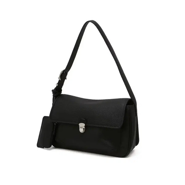 [BUNJANG] JILLSTUART LUNE Push-Lock Leather Shoulder Crossbody Bag / [새상품] 질스튜어트 룬 푸쉬락 장식 가죽 숄더 크로스백(정가35.8)