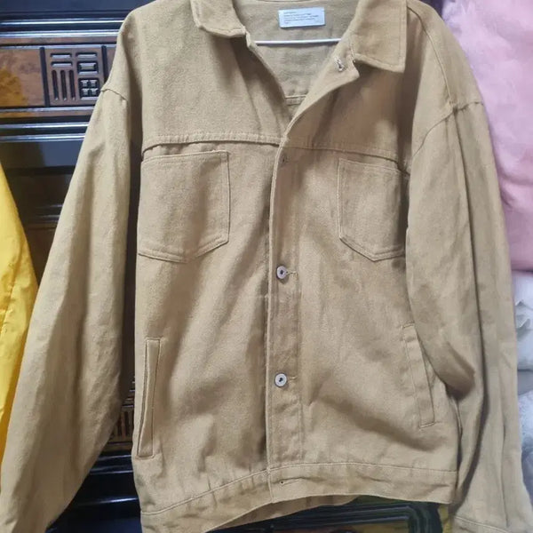 [BUNJANG] PARTIMENTO Tricot Denim Jean Jacket Beige M/XL / [새상품급]  PARTIMENTO 데님진자켓. L/XL