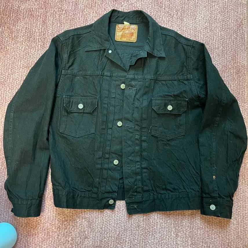 [BUNJANG] Sugarcane 2nd Gen Trucker Jacket Black Size 40 / 슈가케인 2세대 트러커 블랙 40사이즈