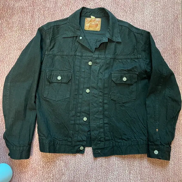 [BUNJANG] Sugarcane 2nd Gen Trucker Jacket Black Size 40 / 슈가케인 2세대 트러커 블랙 40사이즈