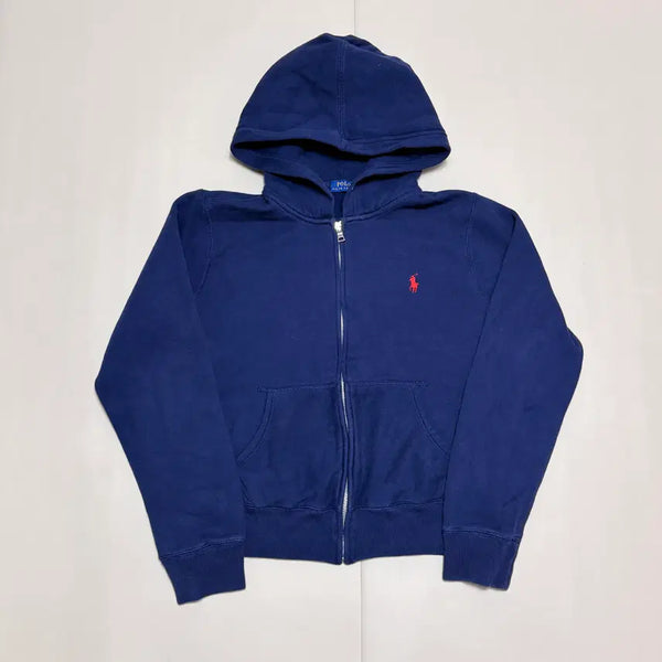 [BUNJANG] Polo Ralph Lauren Fleece Hoodie Zip-Up L / 폴로 기모 후드집업 L/QR정품