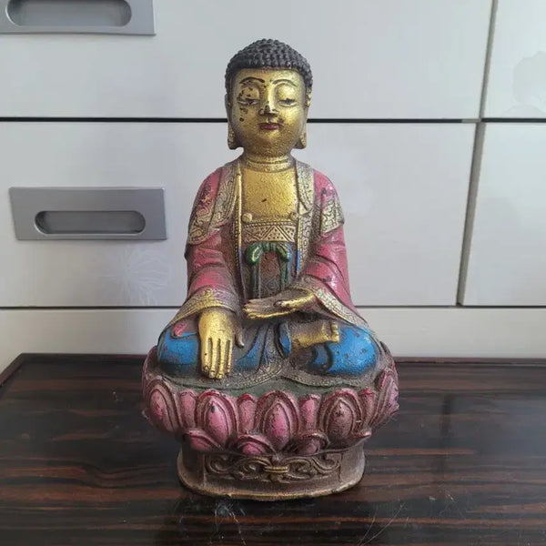 [BUNJANG] Iron Seated Buddha Statue / ,무쇠 당체 좌상 불상