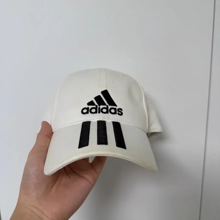 [BUNJANG] Adidas Three Stripes Cotton Baseball Cap OSFW / 아디다스 삼선 볼캡 모자