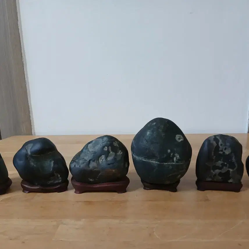 [BUNJANG] Set of 6 Antique Scholar Rocks / 수석