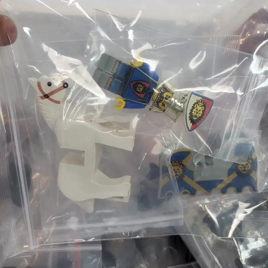 [BUNJANG] LEGO 9 Lion King Horse & Rider Set / 레고 구 라이온 왕, 말+말 바딩 팝니다