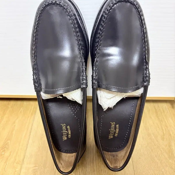 [BUNJANG] Bass Black Leather Loafers / bass 바스 블랙 로퍼