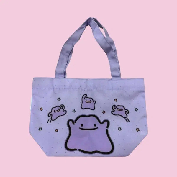 [BUNJANG] Colorgram Pokemon Collaboration Ditto Mini Eco Bag / 컬러그램 포켓몬 콜라보 메타몽 미니 에코백 미개봉 새상품