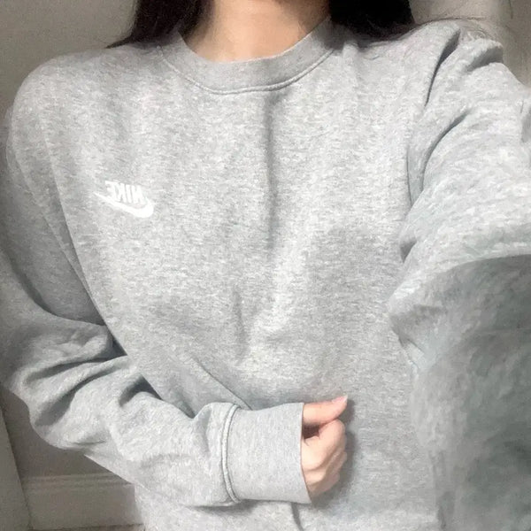 [BUNJANG] Nike Grey Sweatshirt / 나이키 그레이 맨투맨/브랜드/의류/옷/교복아우터