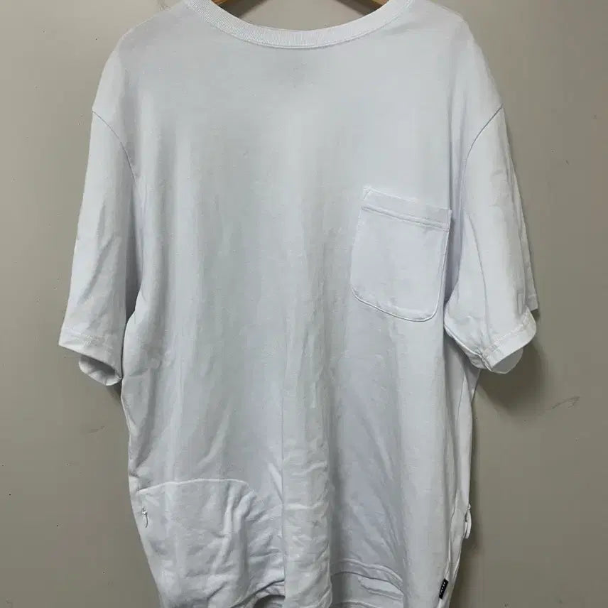 [BUNJANG] BEAMS White Pocket Short Sleeve T-Shirt / 빔즈 BEAMS 화이트 포켓 반팔