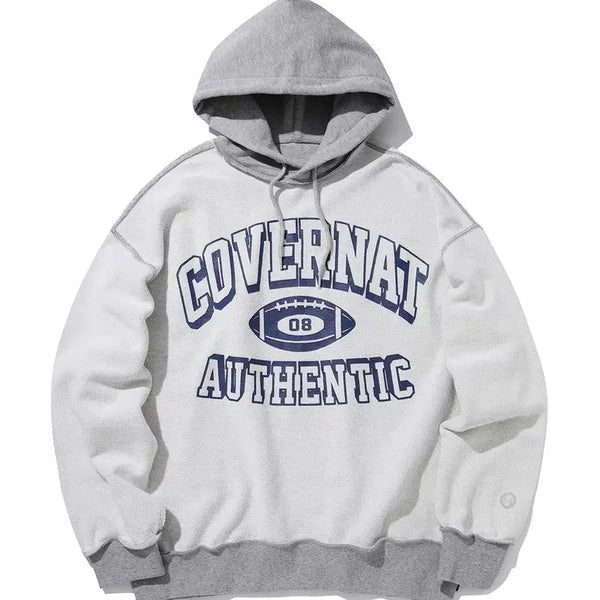 [BUNJANG] Covernat Reverse Hoodie Mélange Grey L / 커버낫 리버스 후드티 멜란지그레이 L