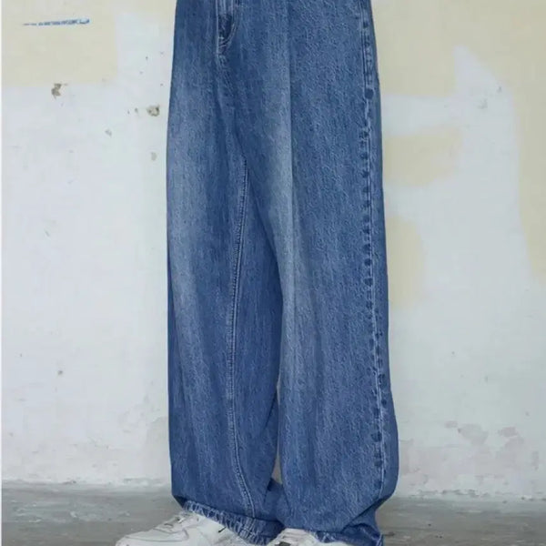 [BUNJANG] Begin202 Midnight Blue One Tuck Wide Denim Pants / 비긴202 One Tuck Wide Denim Pants[Midnight