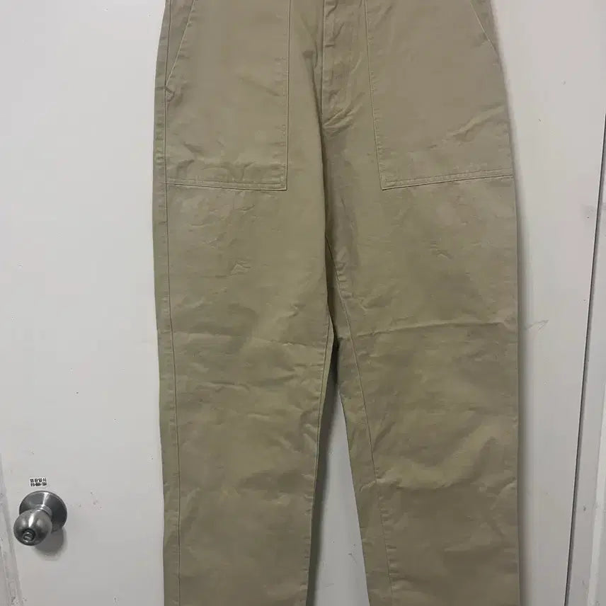[BUNJANG] SIIIIDO Beige Fatigue Pants / SIIIIDO 시도 퍼티그 팬츠 베이지