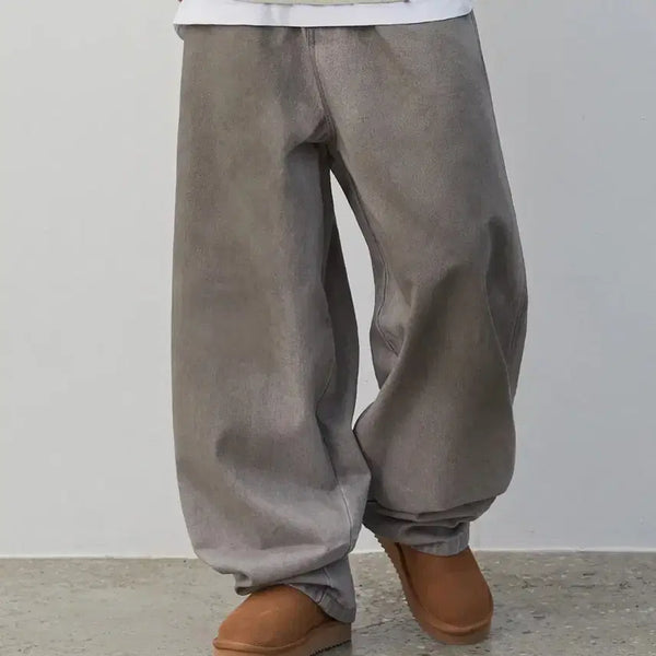 [BUNJANG] Urbanstuff Oil Washed Denim Pants Dirty Grey L / 어반스터프 오일 워시드 데님 팬츠 (더티 그레이) L