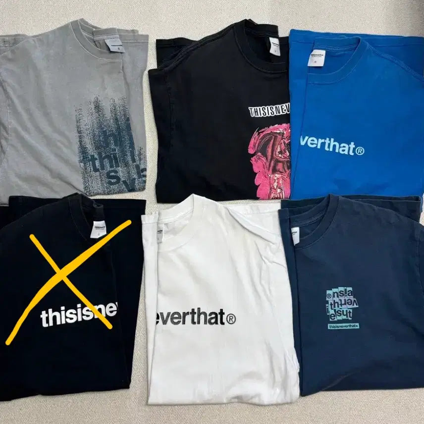 [BUNJANG] thisisneverthat T-Shirt (XL, L) / 디스이즈네버댓 반팔