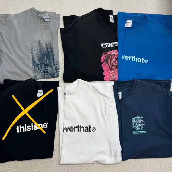 [BUNJANG] thisisneverthat T-Shirt (XL, L) / 디스이즈네버댓 반팔