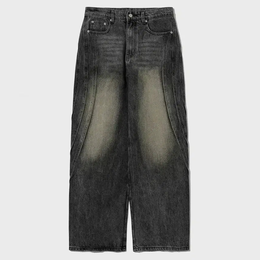 [BUNJANG] In Tempo Mood Long Triple Cut Denim Pants - Firewood L / 인템포무드 롱 트리플 컷 데님 팬츠_파이어우드 L