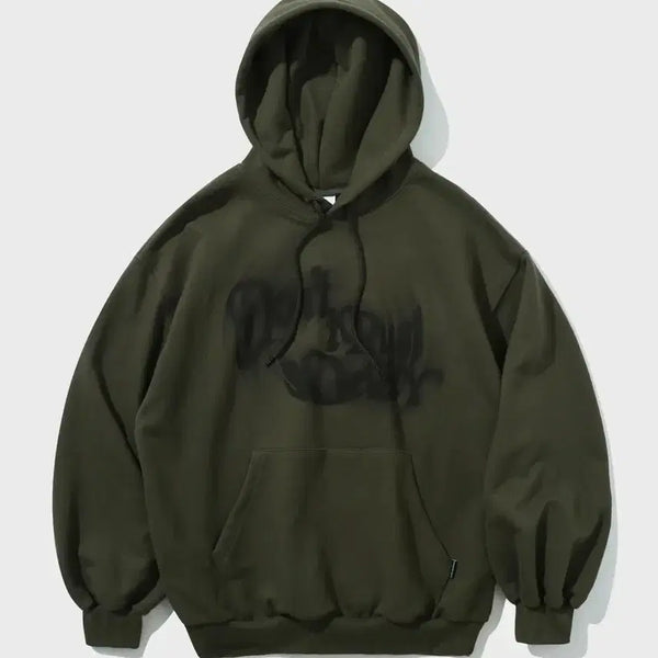 [BUNJANG] Urbanstuff Distressed Hoodie (Khaki) L / 어반스터프 디스트레스드 후디 (카키) L