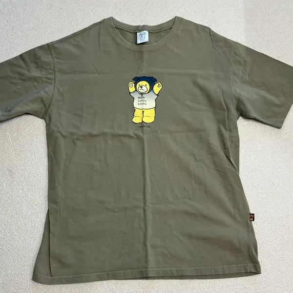 [BUNJANG] A Piece of Cake Short Sleeve T-Shirt Khaki L / 어피스오브케이크 반팔 L