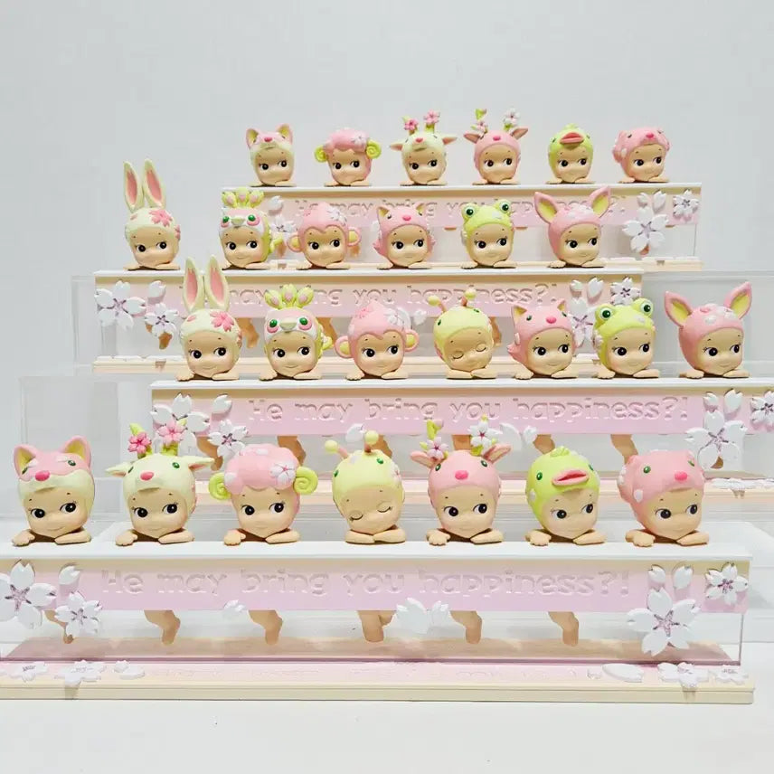 [BUNJANG] Sonny Angel Hippers Pink Cherry Blossom Wall Stand / 소니엔젤 히퍼스의 핑크벚꽃 담벼락 스텐드