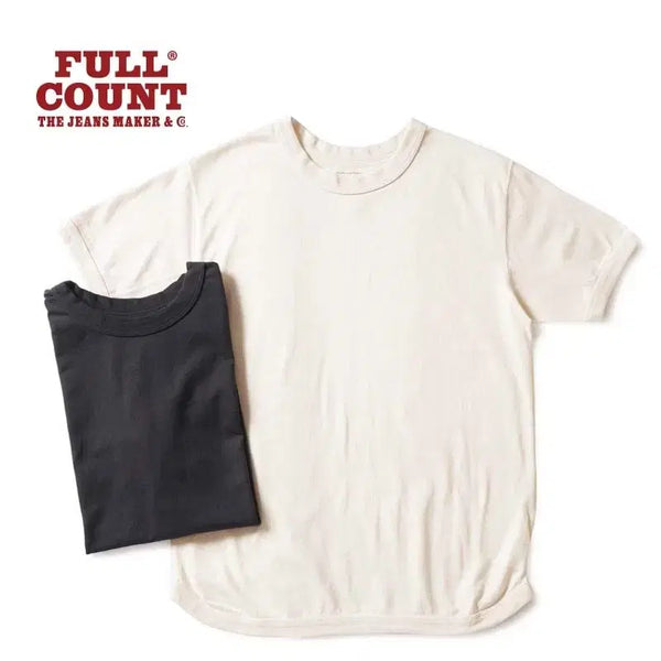 [BUNJANG] Full Count 5222 Flat Seam Short Sleeve T-Shirt Ecru Size 40 / 풀카운트 플랫심 반팔 티셔츠 5222 40사이즈 새제품